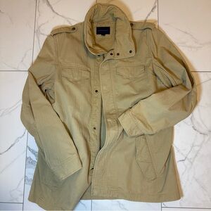Banana Republic Men's Khaki Field Military Utility Jacket